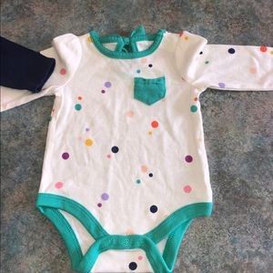 (2) Newborn Girl bodysuits
